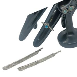 Aqua jewelry lot ring, barrettes, & earrings‎ SKUKLJ018